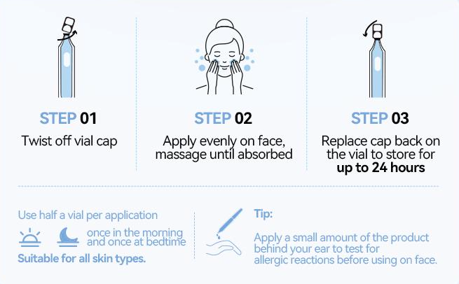 Luma Skincare 3% Hyaluronic Acid Vials